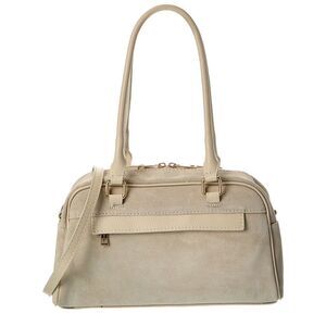 Isabella Rossetti Kiki27 Suede Shoulder Bag, Beige